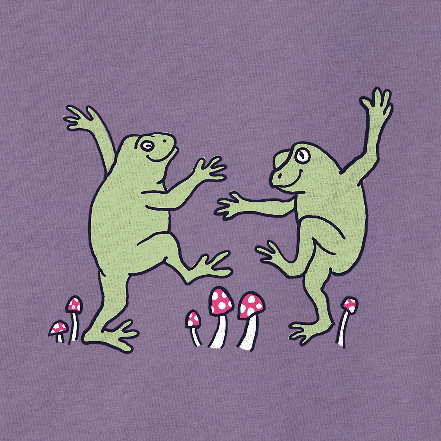 Women's Dancing Frogs Crusher Boxy Hoodie