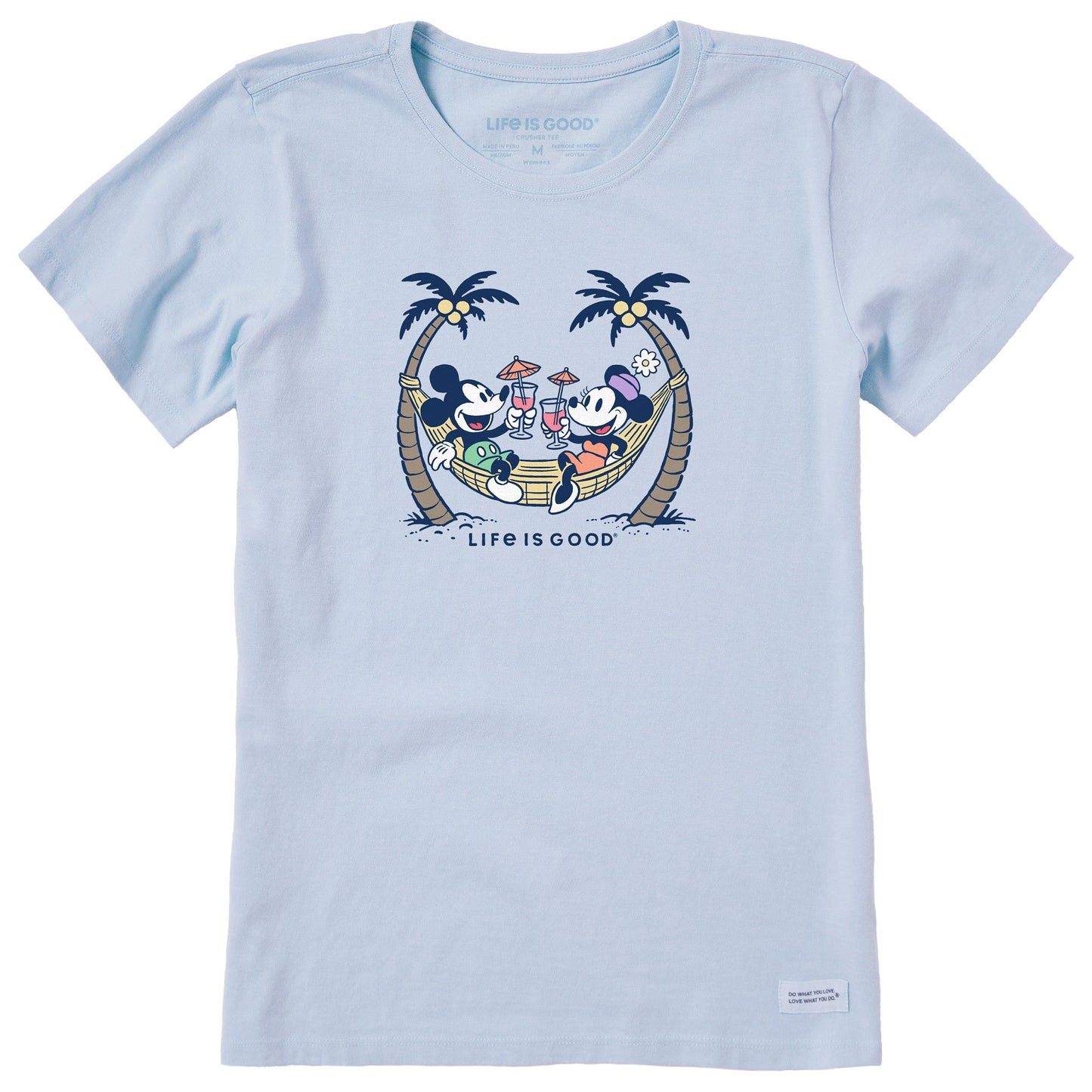 Women's Tropical Cocktail Toast Short Sleeve Crusher Tee