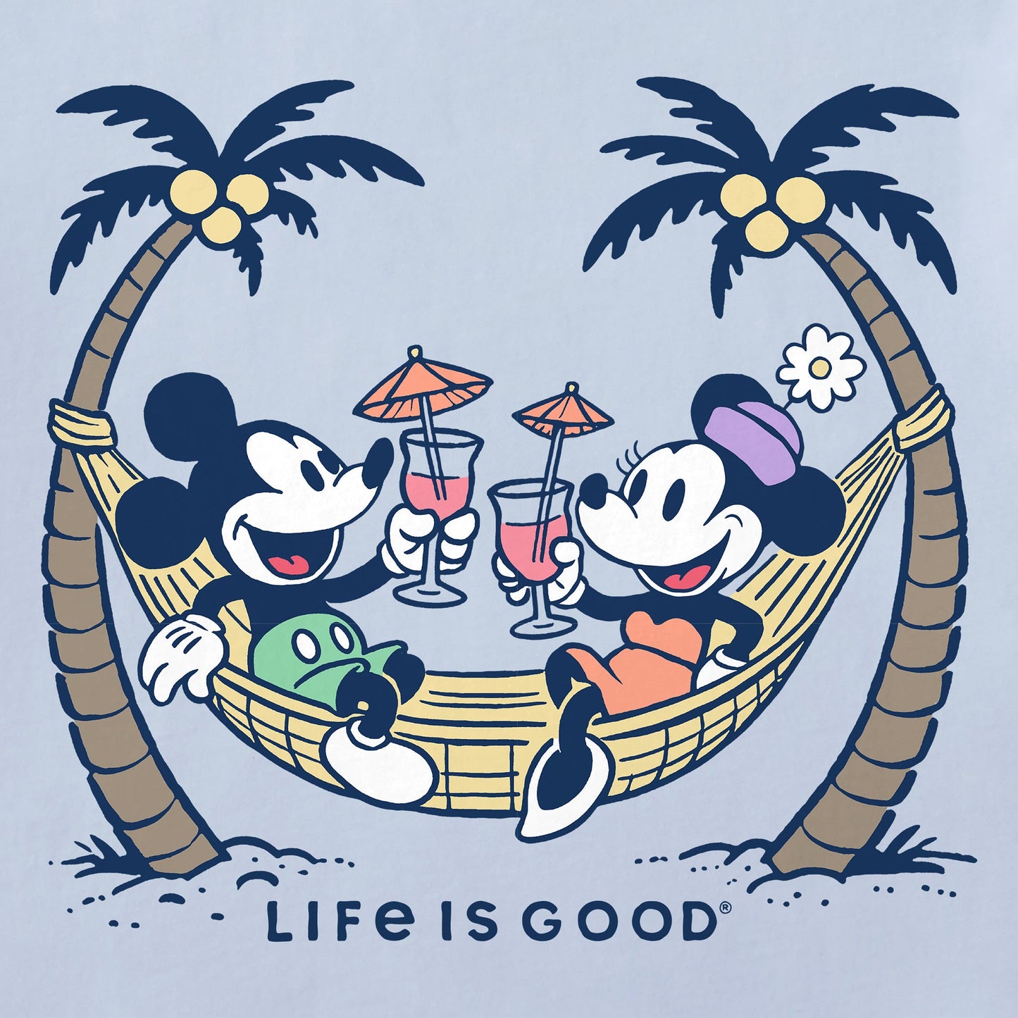 Women's Tropical Cocktail Toast Short Sleeve Crusher Tee