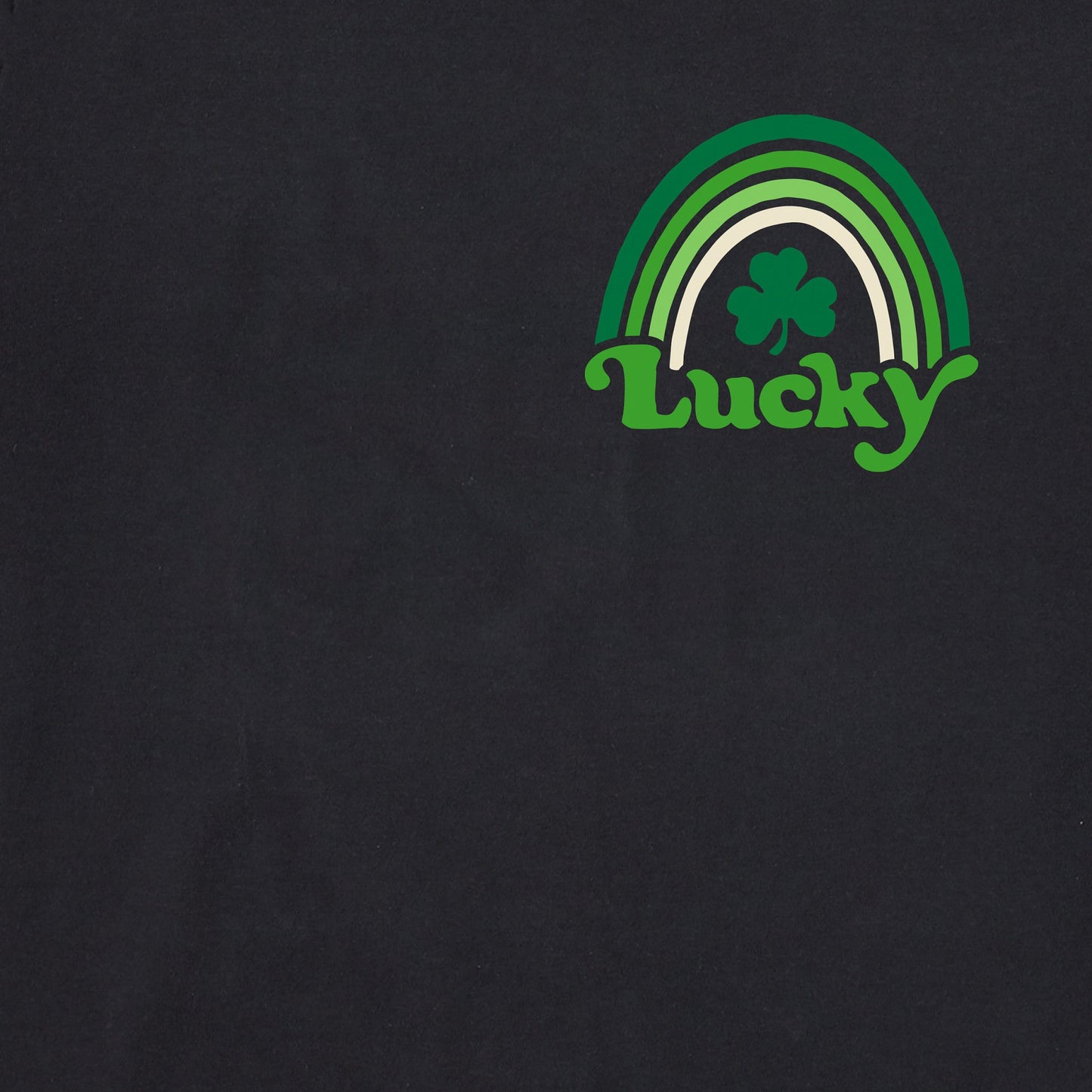 Men's Lucky Rainbow Short Sleeve Crusher Tee