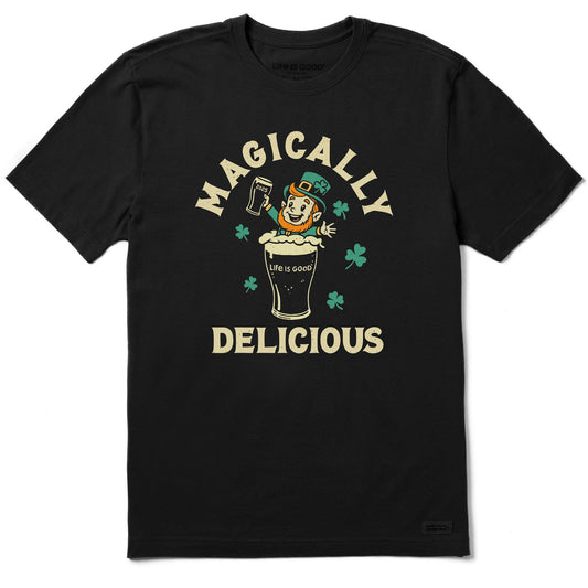 Men's Magically Delicious Leprechaun Beer 2025 Short Sleeve Crusher Tee