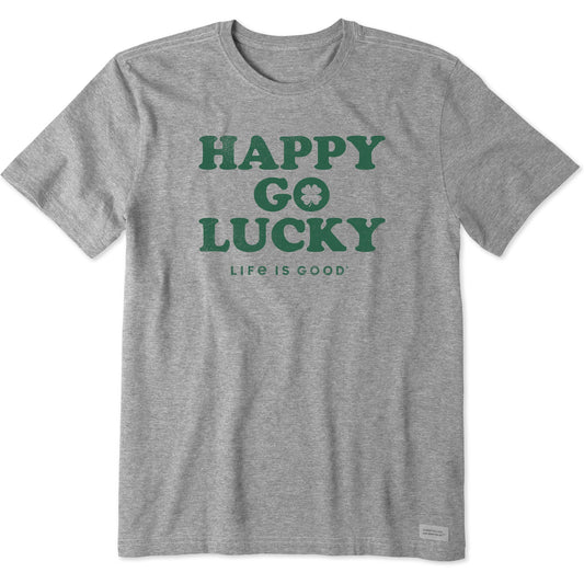 Men's Happy Go Lucky Irish Short Sleeve Crusher Tee