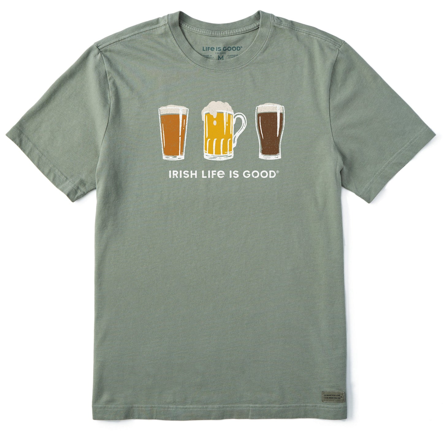 Men's Irish Life is Good Short Sleeve Crusher Tee