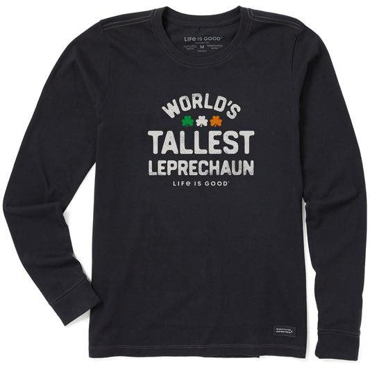 Women's World's Tallest Leprechaun Long Sleeve Crusher Tee