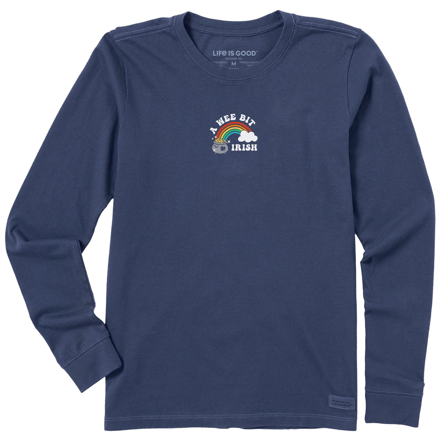 Women's A Wee Bit Irish Long Sleeve Crusher Tee