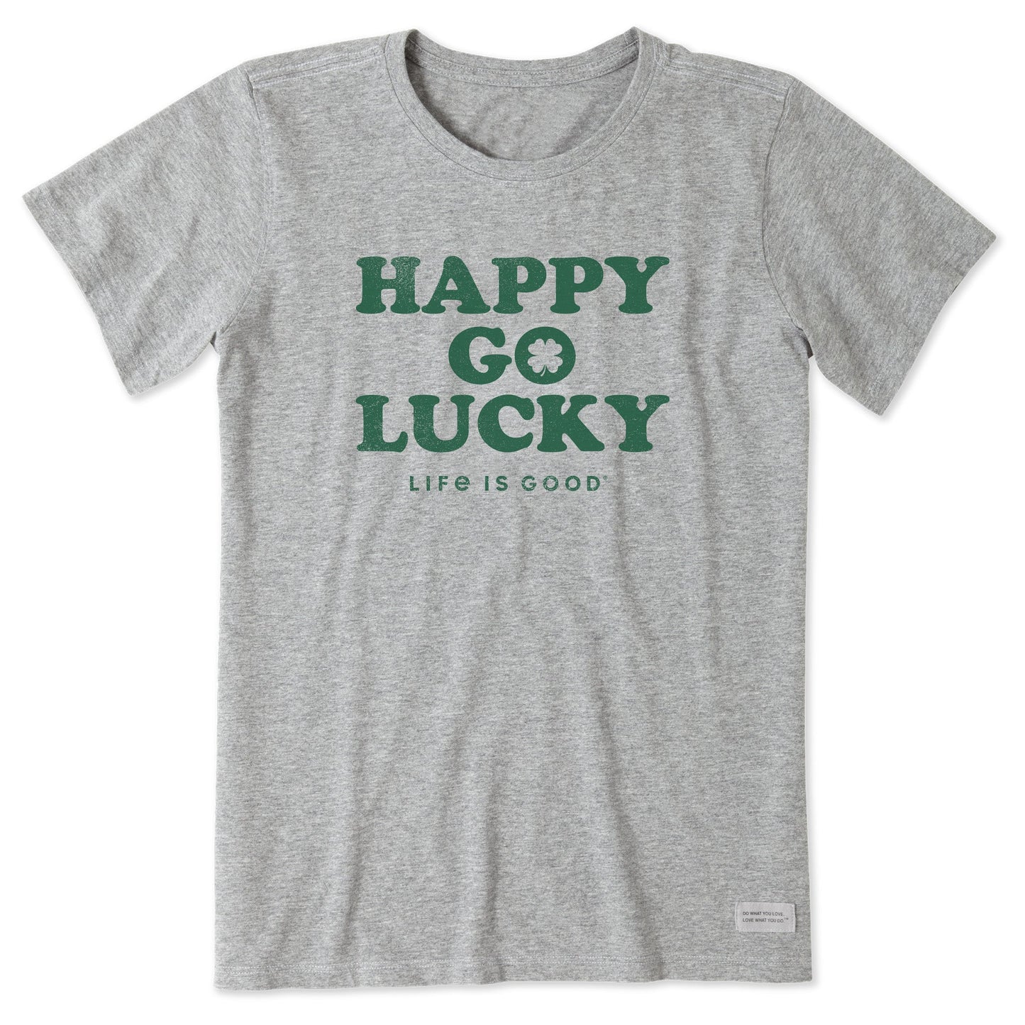 Women's Happy Go Lucky Irish Short Sleeve Crusher Tee