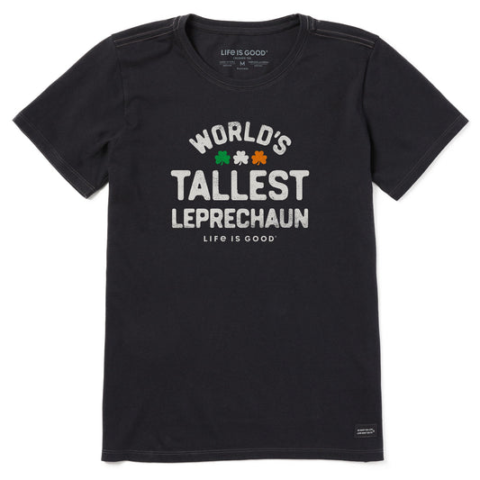 Women's World's Tallest Leprechaun Short Sleeve Crusher Tee