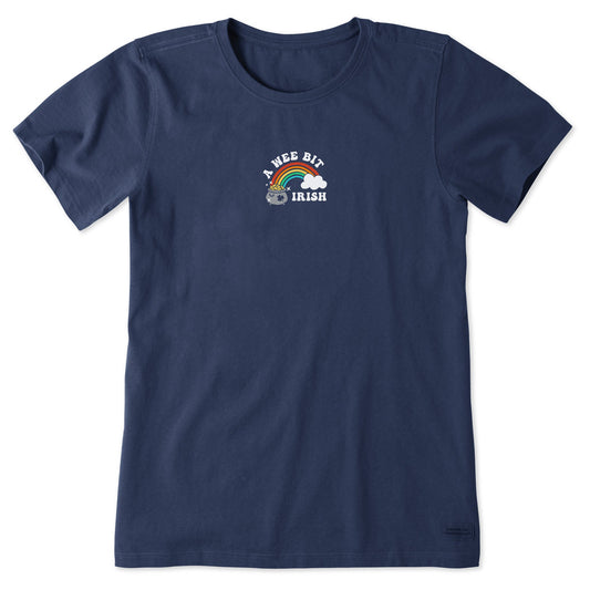 Women's A Wee Bit Irish Short Sleeve Crusher Tee