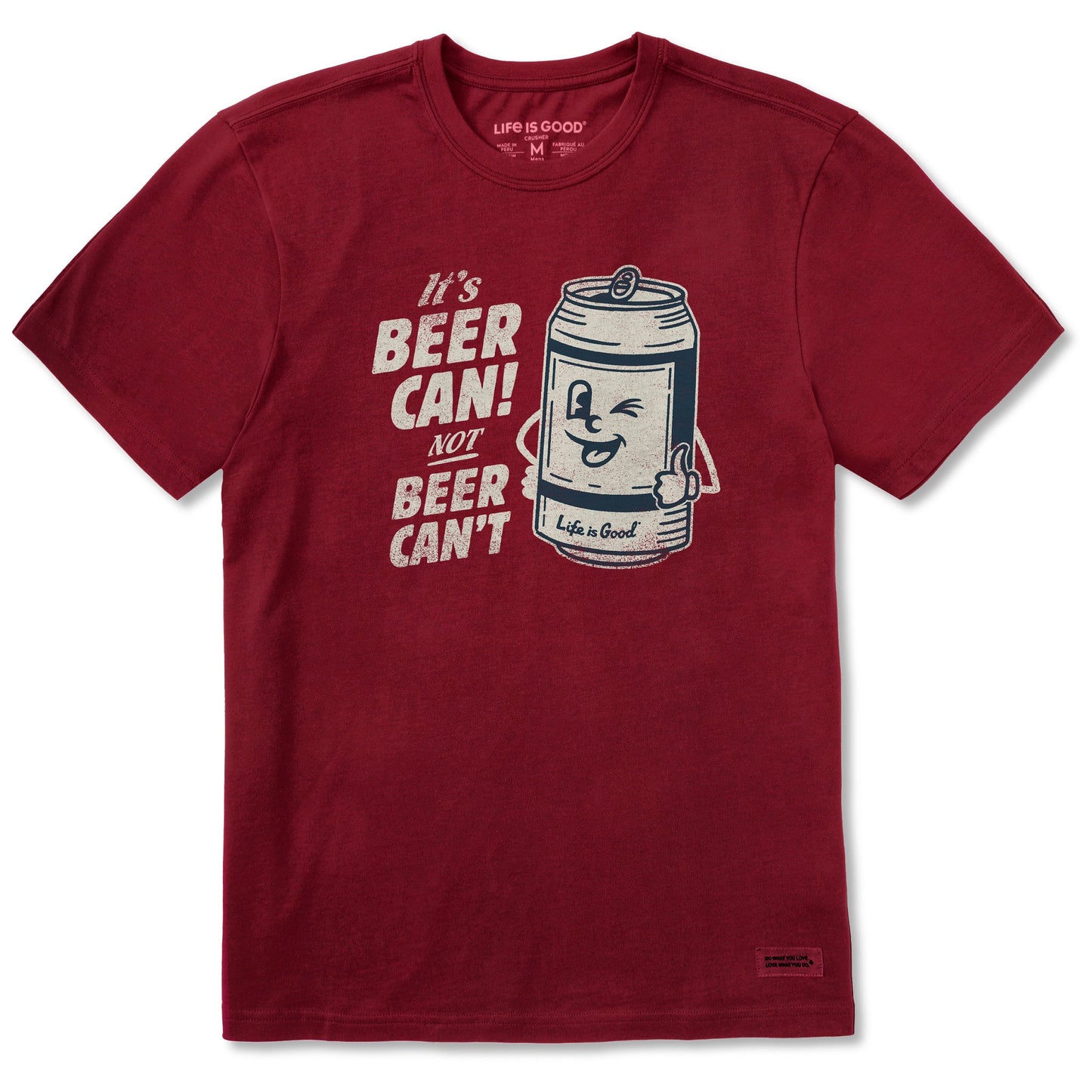 Men's Beer Can Short Sleeve Tee