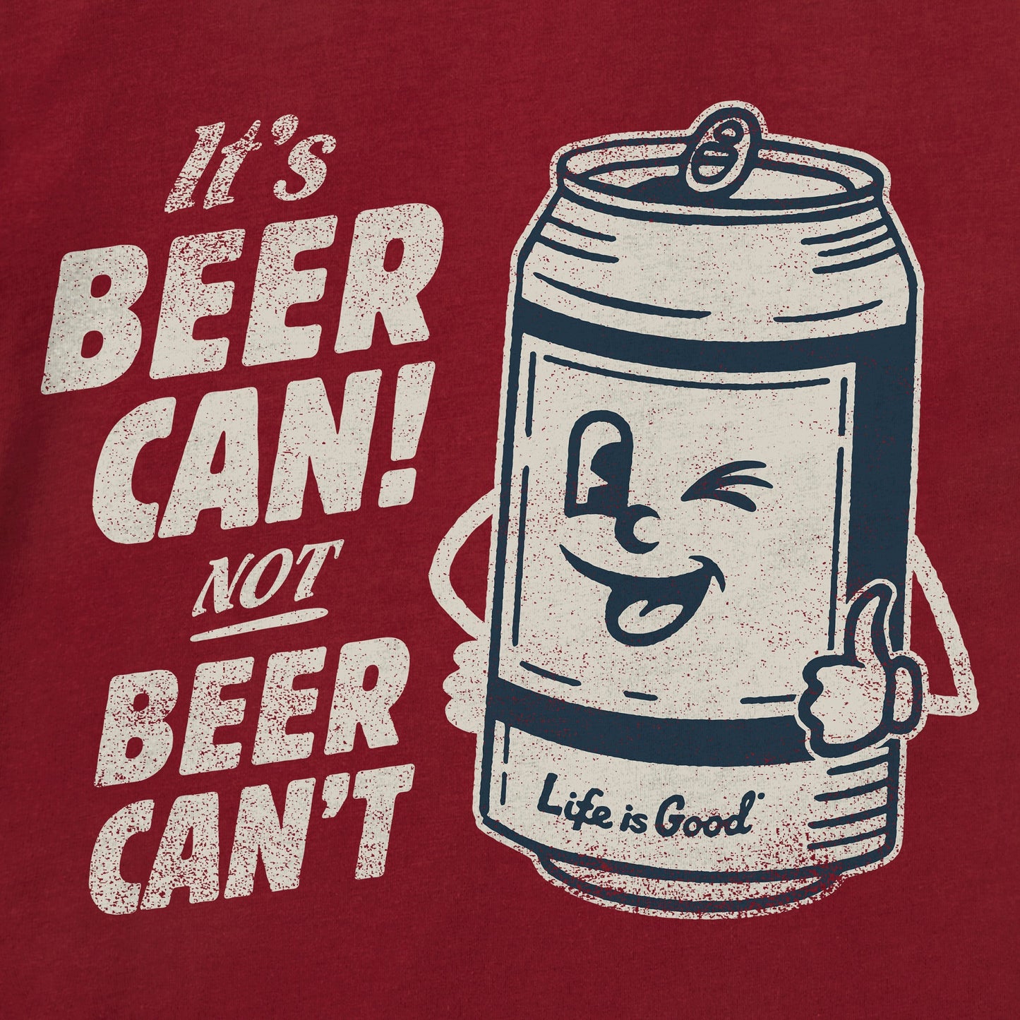 Men's Beer Can Short Sleeve Tee