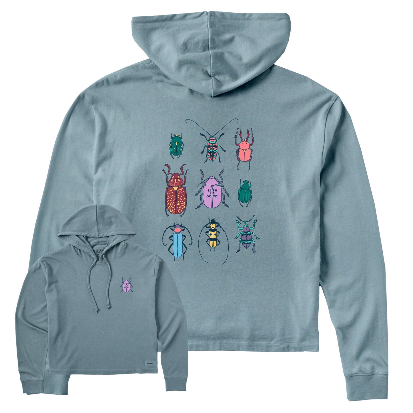 Women's Cool Bug Grid Crusher Boxy Hoodie