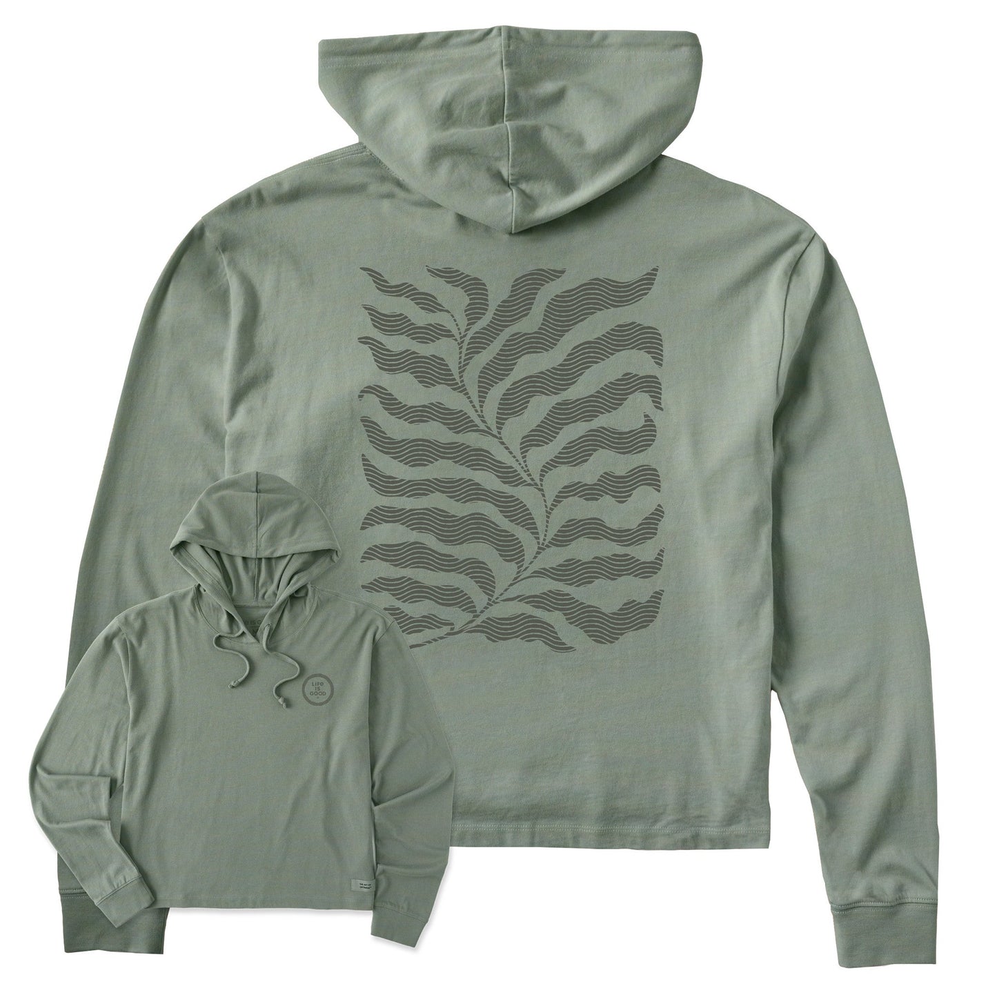 Women's Fern Crusher Boxy Hoodie