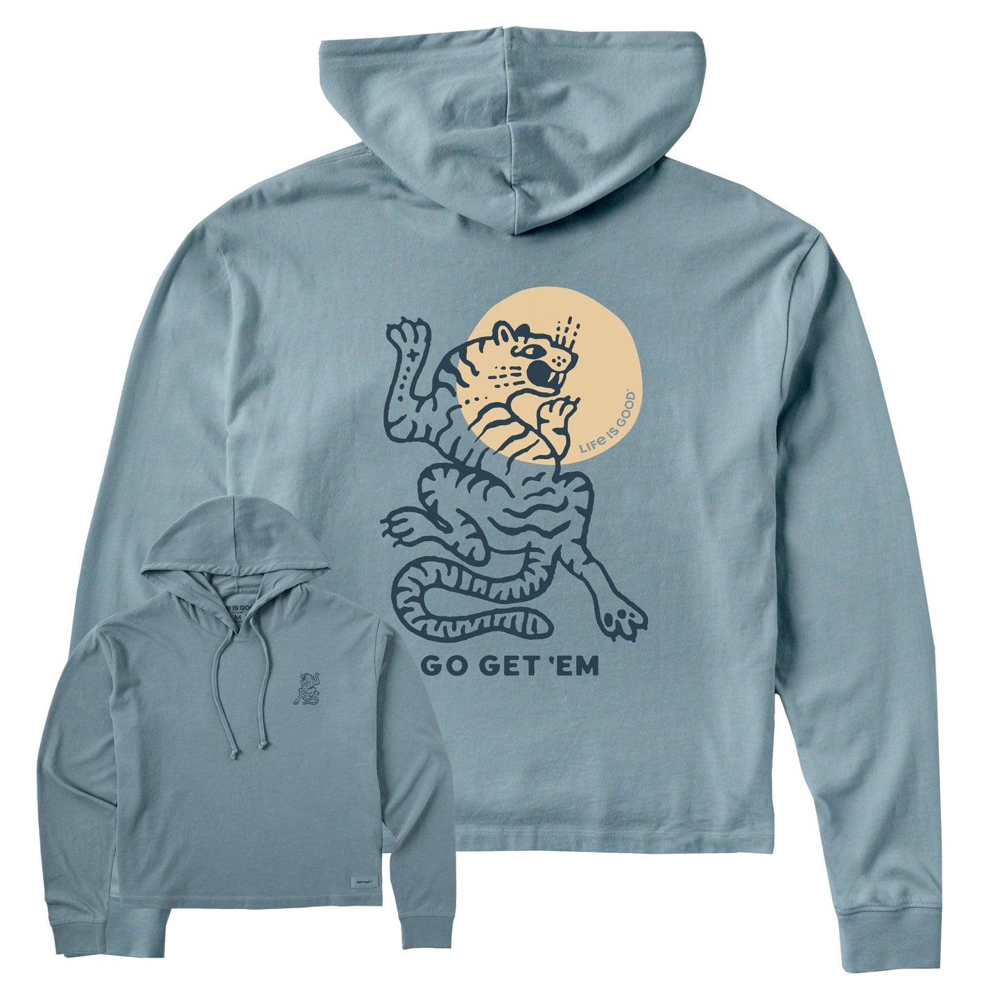 Women's Go Get Em Tiger Crusher Boxy Hoodie