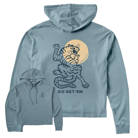 Women's Go Get Em Tiger Crusher Boxy Hoodie