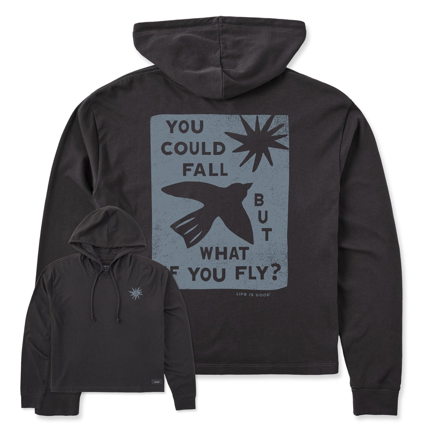 Women's But What if You Fly? Crusher Boxy Hoodie