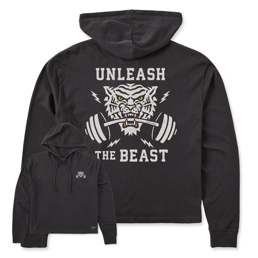 Women's Unleash the Beast Crusher Boxy Hoodie
