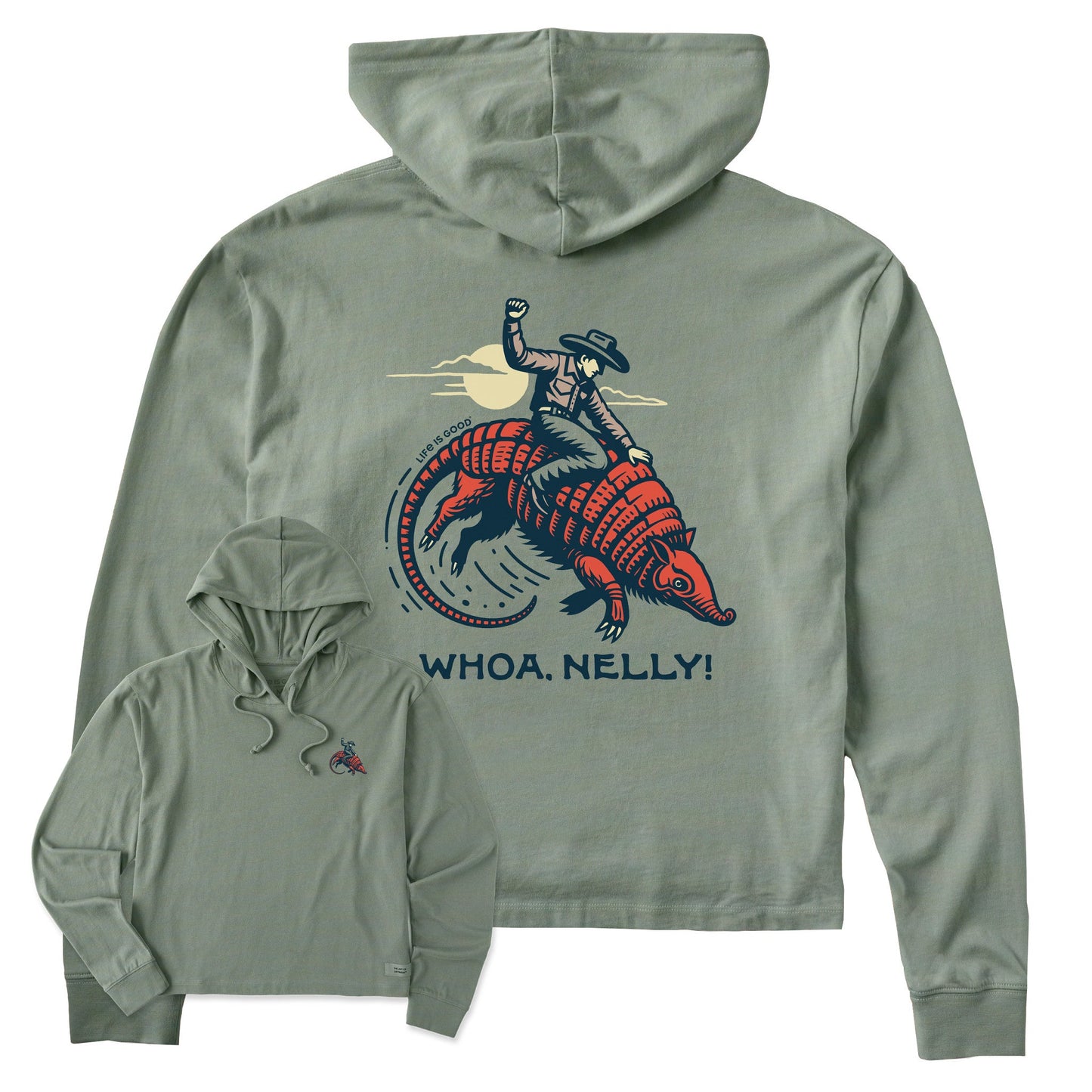 Women's Whoa, Nelly! Crusher Boxy Hoodie