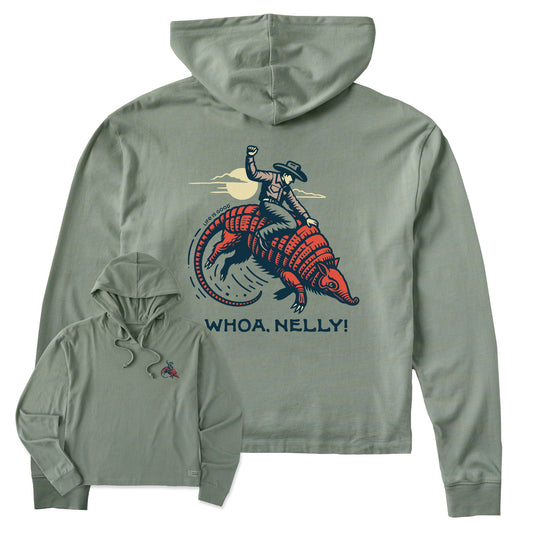 Women's Whoa, Nelly! Crusher Boxy Hoodie