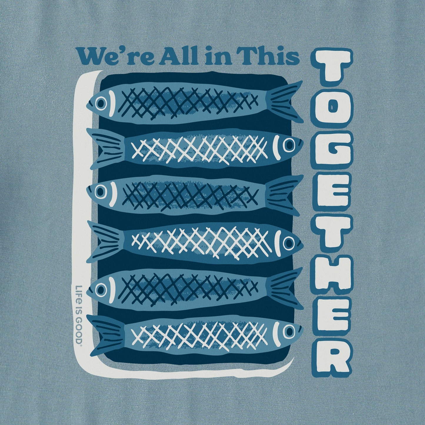 Women's We're All in This Together Fish Crusher Boxy Hoodie