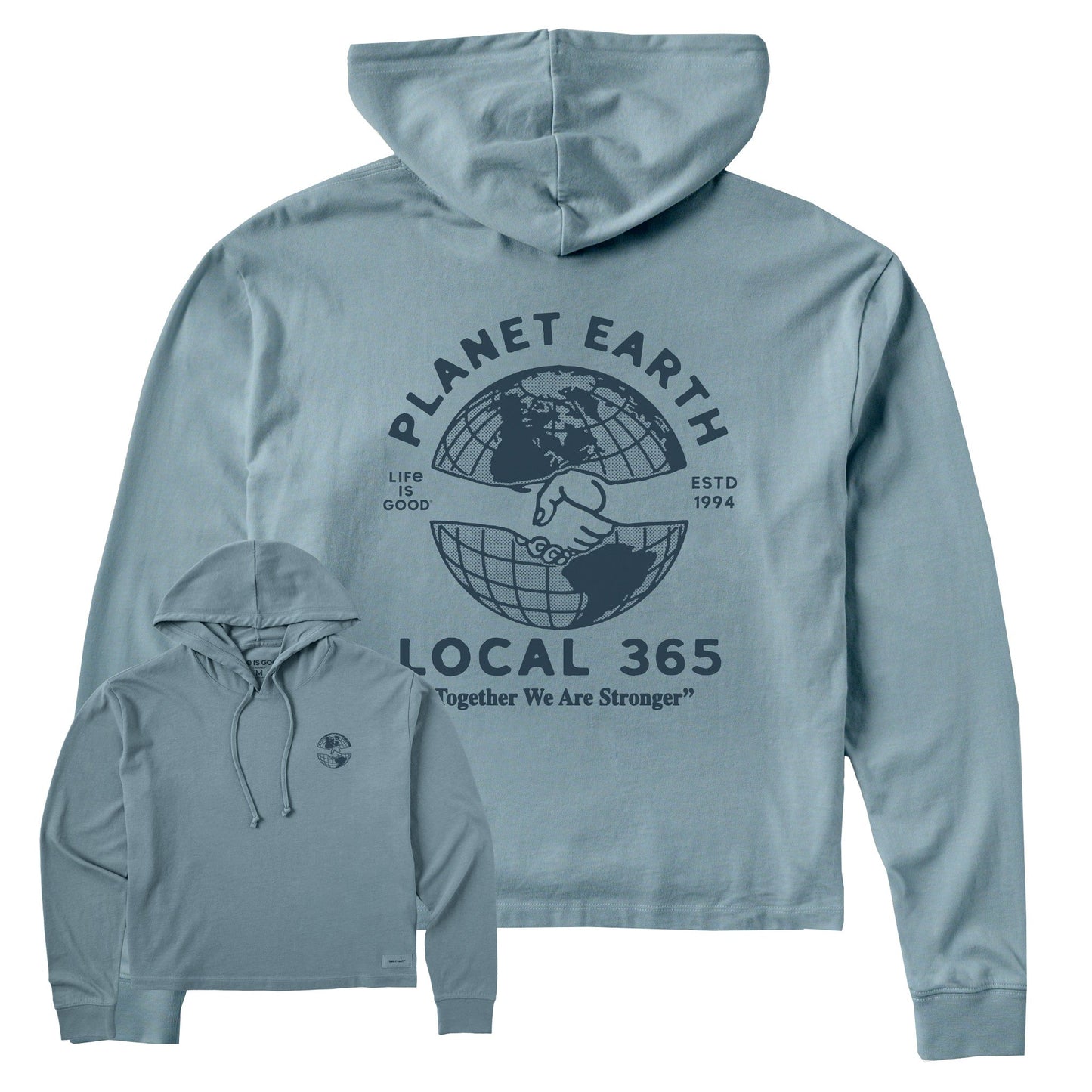 Women's Planet Earth Local 365 Crusher Boxy Hoodie