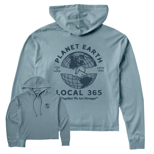 Women's Planet Earth Local 365 Crusher Boxy Hoodie
