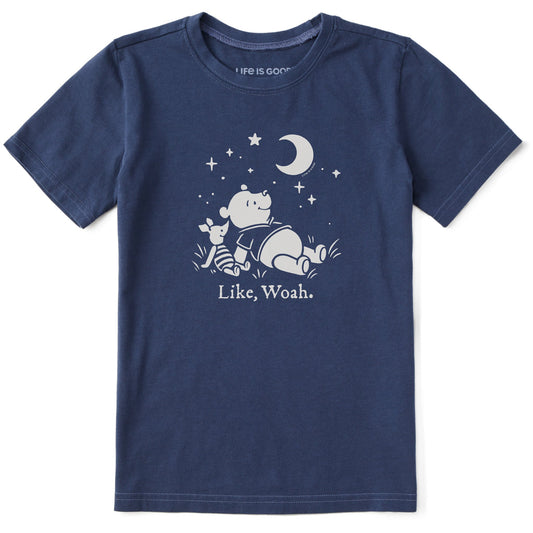 Kids Like, Woah. Short Sleeve Crusher Tee