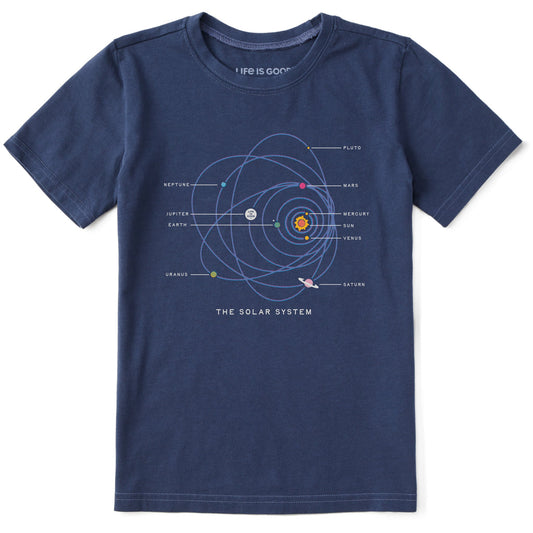 Kids The Solar System Short Sleeve Crusher Tee