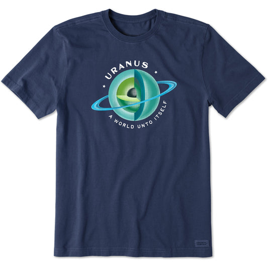 Men's Uranus A World Unto Itself Short Sleeve Tee