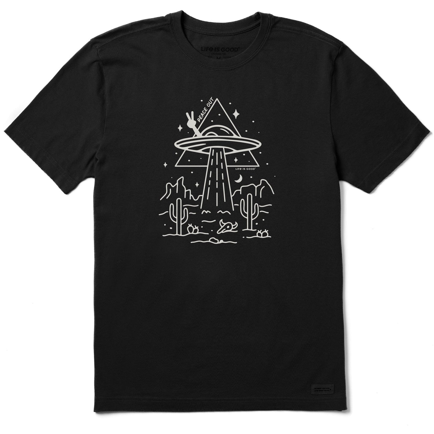 Men's Peace Out UFO Short Sleeve Tee