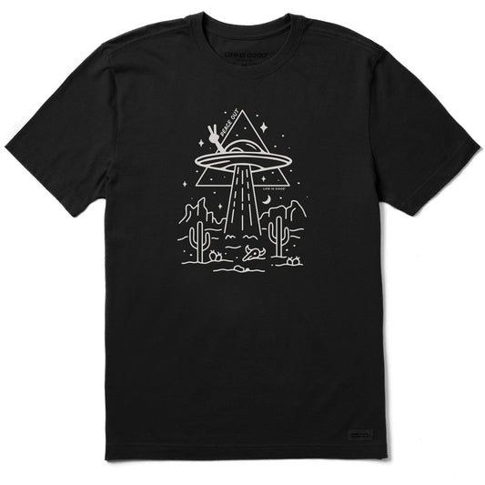 Men's Peace Out UFO Short Sleeve Tee