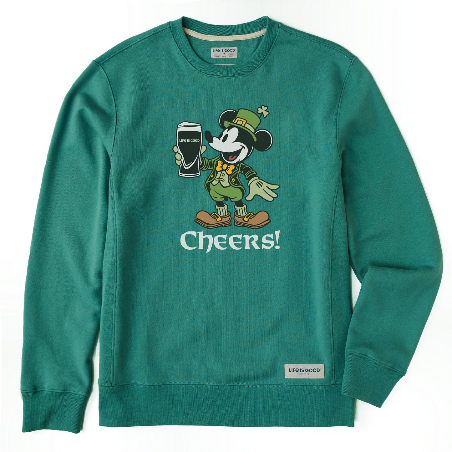 Men's Cheers Leprechaun Willie Simply True Fleece Crew