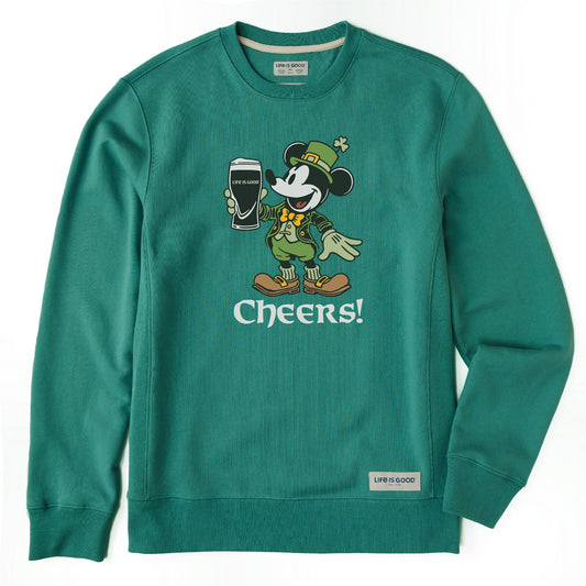 Men's Cheers Leprechaun Willie Simply True Fleece Crew