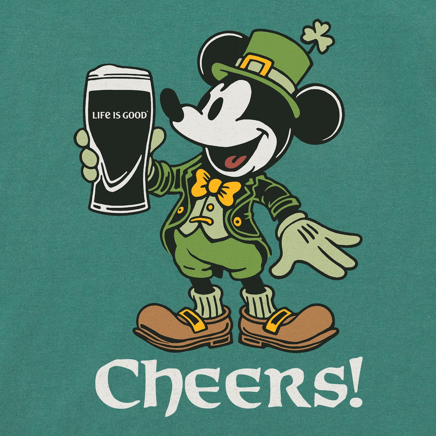 Men's Cheers Leprechaun Willie Simply True Fleece Crew