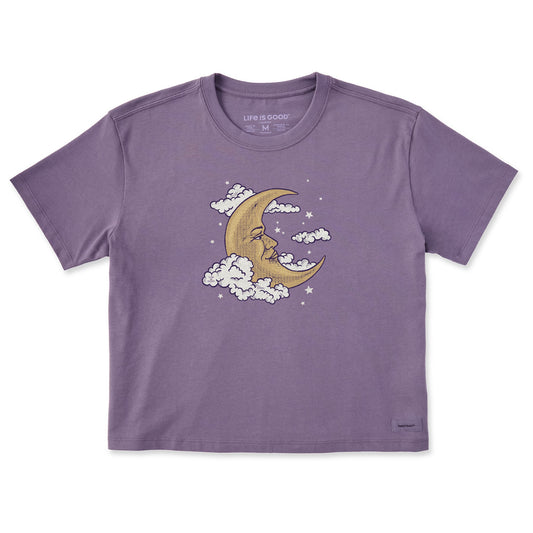 Women's Gentle Moon Short Sleeve Crusher Boxy Tee