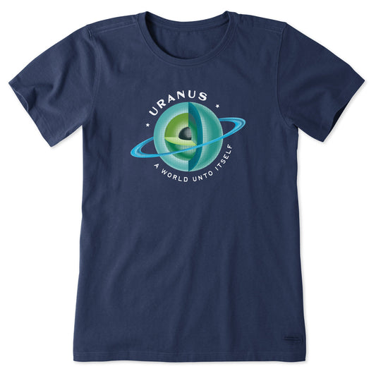 Women's Uranus A World Unto Itself Short Sleeve Tee