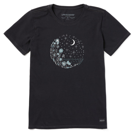 Women's Flower Moonrise Short Sleeve Tee