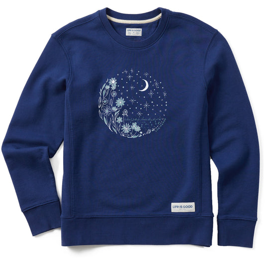 Women's Flower Moonrise Simply True Crew