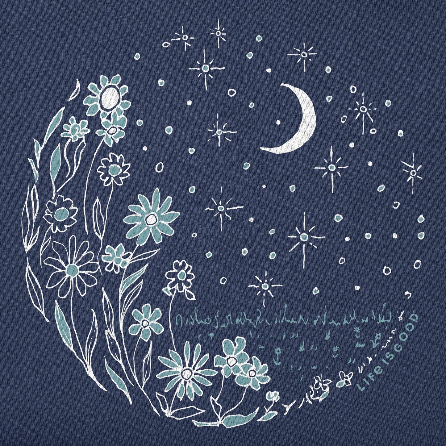 Women's Flower Moonrise Simply True Crew