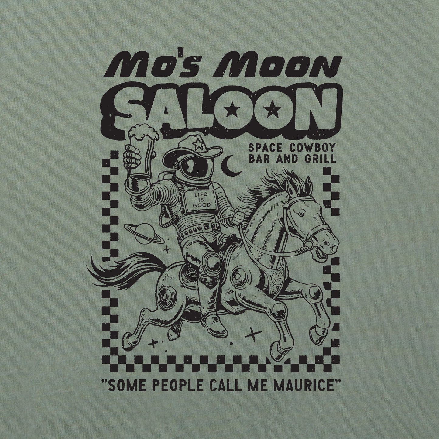 Men's Mo's Moon Saloon Short Sleeve Tee