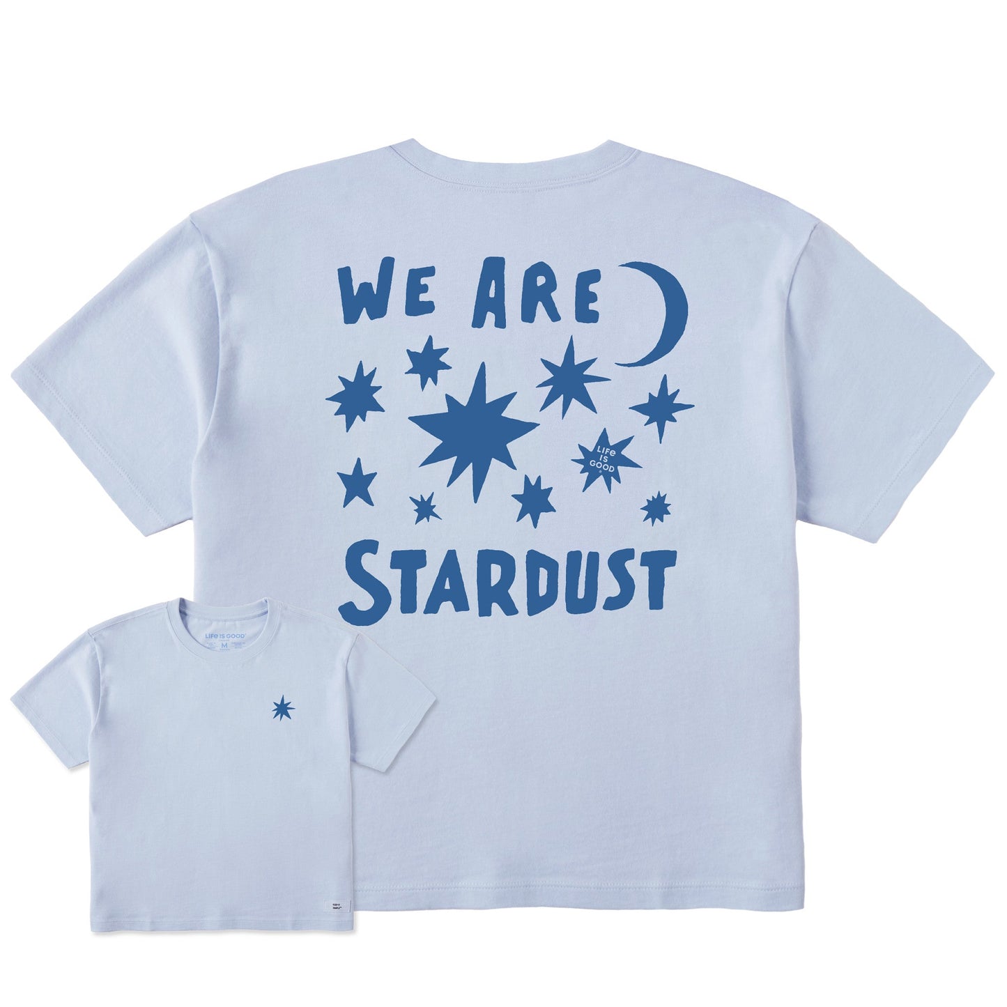 Women's Bold We Are Stardust Short Sleeve Crusher Boxy Tee