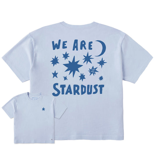 Women's Bold We Are Stardust Short Sleeve Crusher Boxy Tee