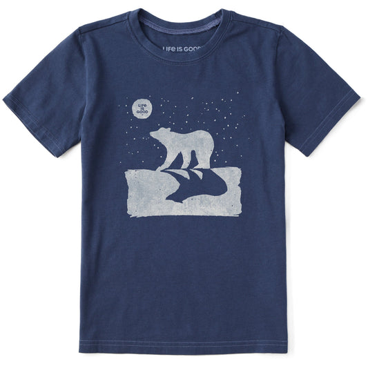 Kids Polar Bear Winter Short Sleeve Crusher Tee