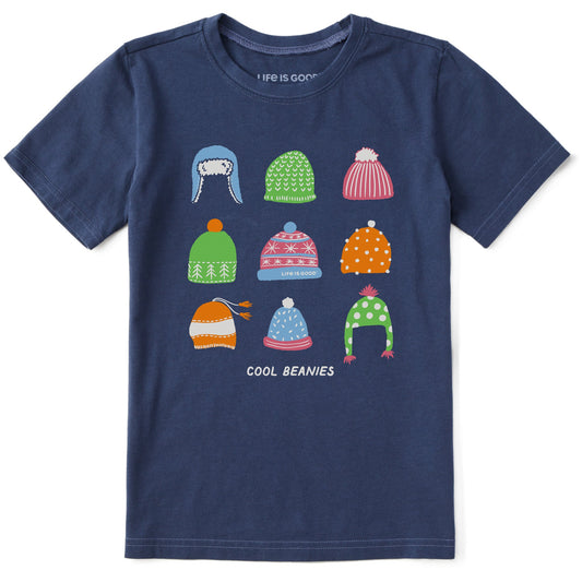Kids Cool Beanies Short Sleeve Crusher Tee
