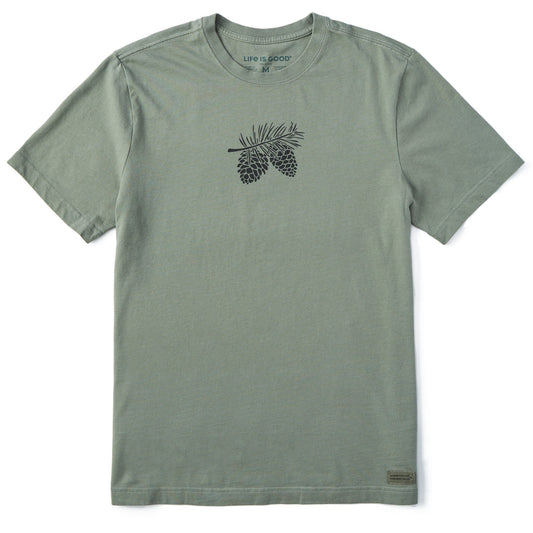 Men's Pine Cones Short Sleeve Crusher Tee