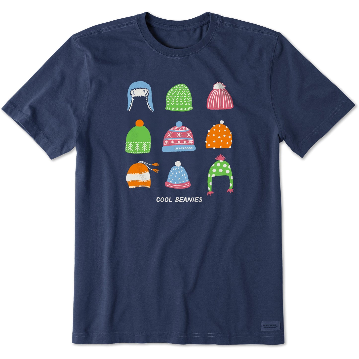 Men's Cool Beanies Short Sleeve Crusher Tee