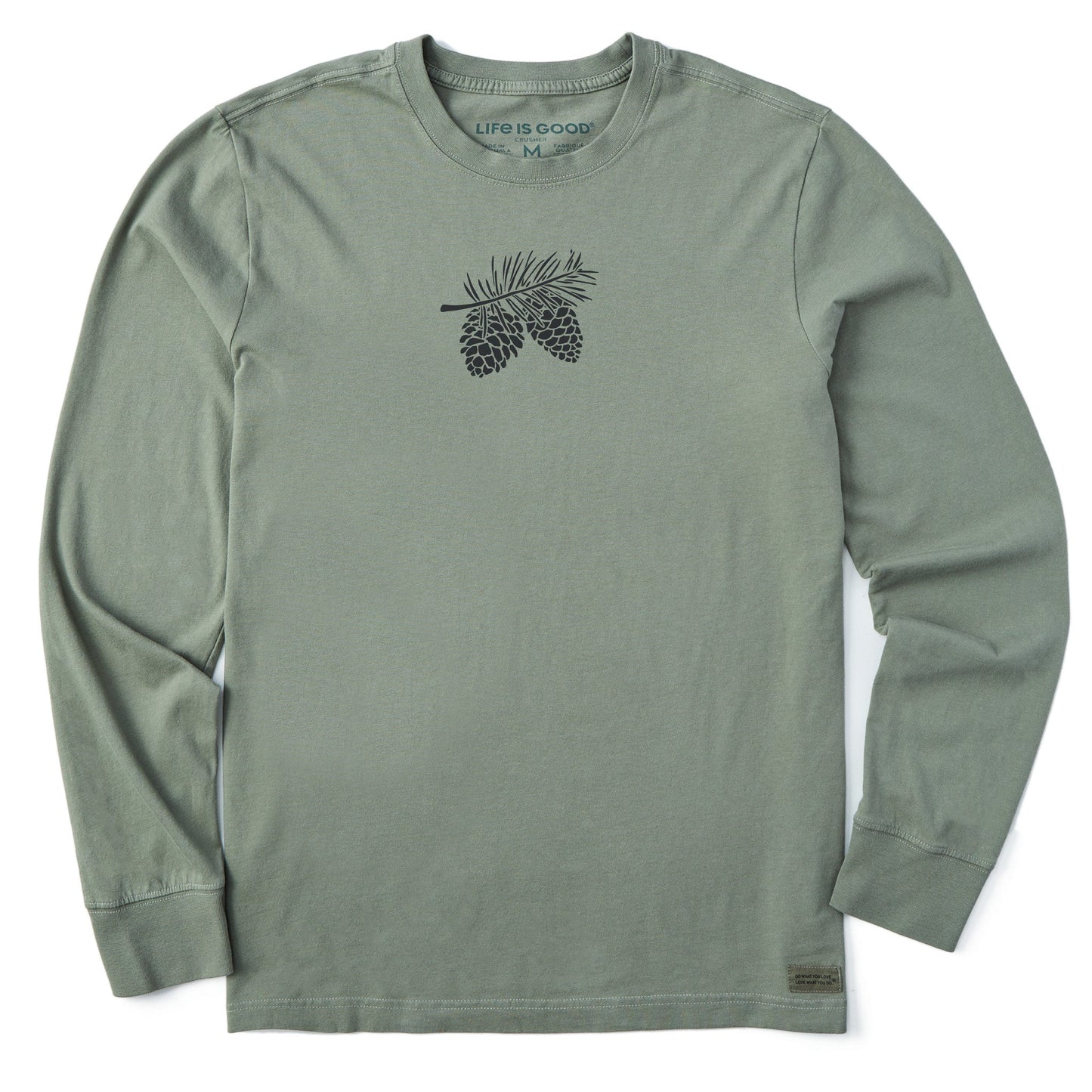 Men's Pine Cones Long Sleeve Crusher Tee