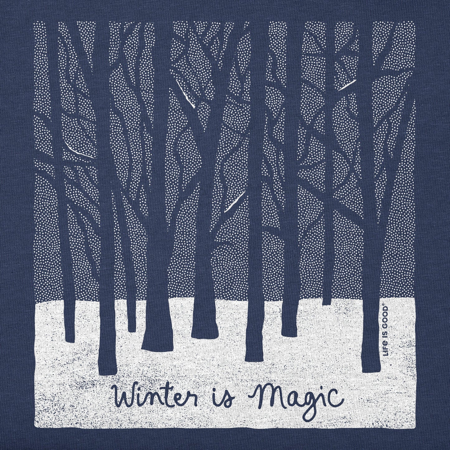 Women's Winter is Magic Long Sleeve Crusher Tee