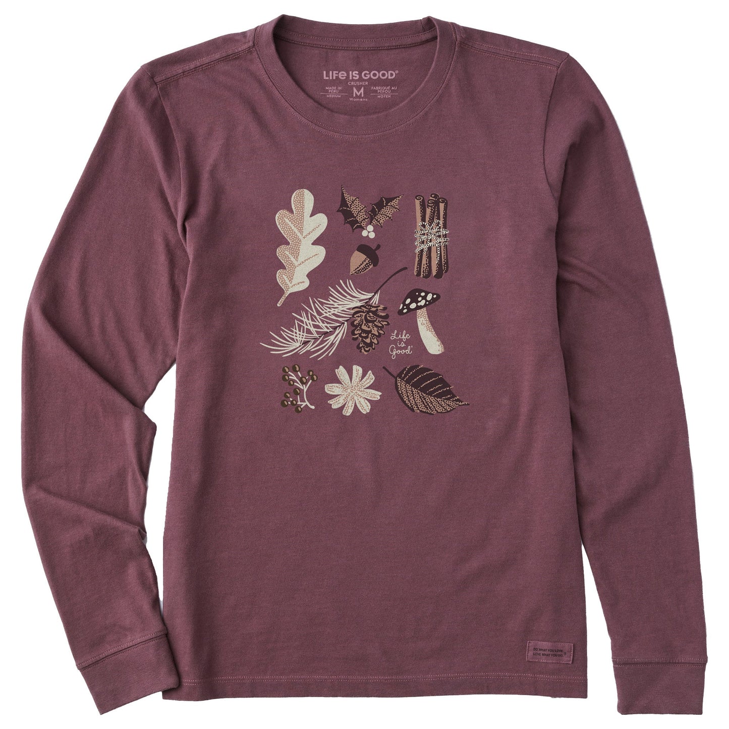 Women's Forest Floor Medley Long Sleeve Crusher Tee