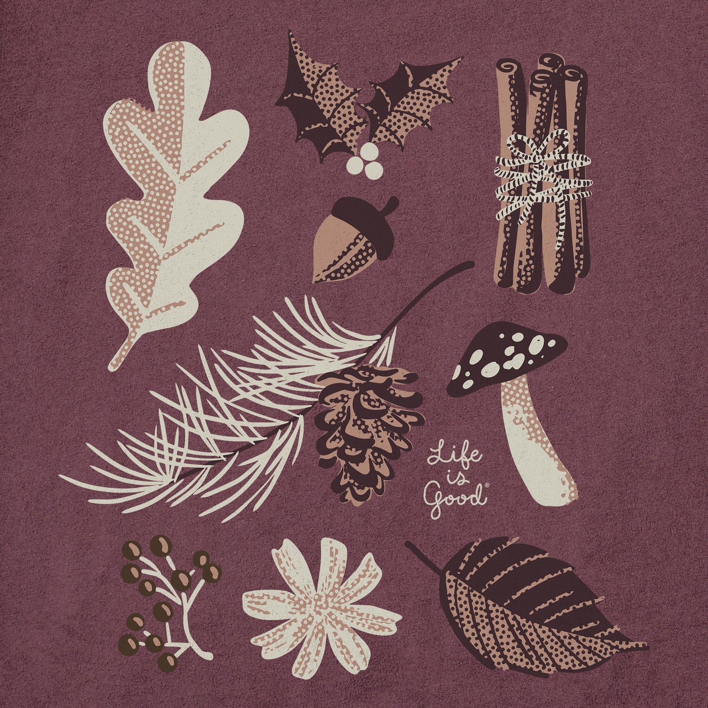 Women's Forest Floor Medley Long Sleeve Crusher Tee