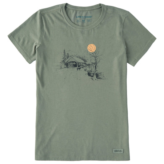 Women's Covered Bridge Short Sleeve Crusher Tee